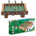 Masa de fotbal, din lemn, 60. 5x30. 5x18. 5 cm