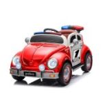 Masina politie cu acumulator, 2 motoare, 12V, rosu