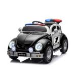 Masina politie cu acumulator, 2 motoare, 12V, negru