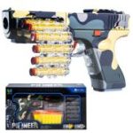 Pistol + gloante burete, 20 cm