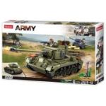 Set de constructie Army, 742 piese, Tanc american - Sluban