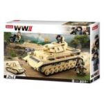 Set de constructie Machete, 543 piese, Tanc Panzer - Sluban