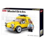 Set de constructie Machete, 176 piese, VW Beetle - Sluban