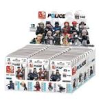Set de constructie Police, Eroii legii si Raufacatorii, 1 figurina /plic, 48 plicuri /display - Sluban