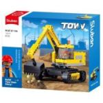 Set de constructie Town, 152 piese, Excavator - Sluban