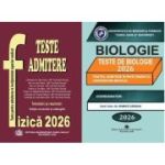 Pachet de teste Biologie si Fizica pentru admiterea in invatamantul superior medical 2026