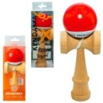 Kendama din lemn PKU, rosu