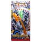 Pusca + accesorii, 11 piese/blister