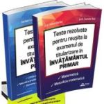 Pachet Teste rezolvate pentru reusita la examenul de titularizare in invatamantul primar - Invatatori (2 culegeri) - Adina Giuclea