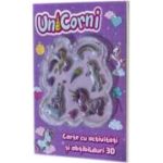 Unicorni. Carte cu activitati si abtibilduri 3D