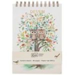 Carnet A5 Bug Art Couple de Chouettes, Kiub