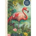Carnet Flamant rose, 10x15cm, Kiub