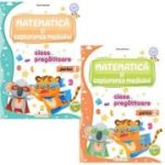 Set Matematica si explorarea mediului pentru clasa pregatitoare. Partea 1 si Partea 2 - Arina Damian