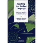 Teaching the Spoken Language