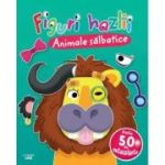 Figuri hazlii. Animale salbatice. Peste 50 de autocolante
