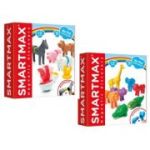 Pachet 2 Jocuri magnetice Smart Max: Primele mele animale de safari, 18 piese si Primele mele animale de ferma, 16 piese