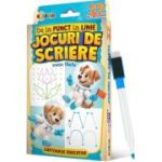 De la punct la linie. Jocuri de scriere. 27 de cartonase educative