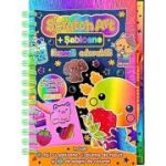 Kawaii adorabili. Scratch art + sabloane