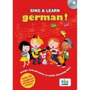 SING & LEARN - GERMAN - music CD+songbook with illustrated vocbulary