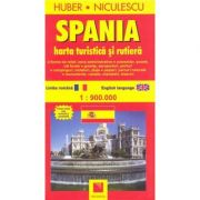 Spania - Harta turistica si rutiera (Huber Kartographie)