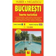 Bucuresti. Harta turistica - Huber Kartographie