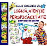 Jocuri distractive de logica, atentie si perspicacitate pentru copiii de gradinita de Diana Rotaru (1296)