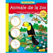 Animale de la zoo. Cum sa desenez