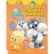Coloreaza si invata numerele. (Baby Looney Tunes)