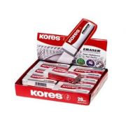 Radiera Kores mare, KE-20, neagra, 60x21x10mm (KS040202) Radiera Kores mare, KE-20, neagra, 60x21x10mm (KS040202)