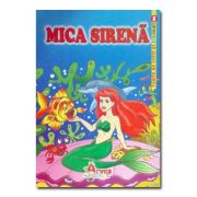 Mica Sirena - carte de colorat si de citit