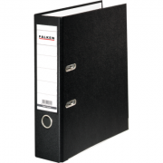 Biblioraft Falken plastifiat color, 80 mm, negru ( FA029801)