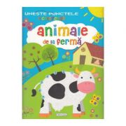 Uneste punctele si coloreaza: Animale de la ferma