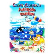 Animale marine. Carte de colorat