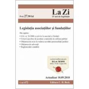 Legislatia asociatiilor si fundatiilor Act. 10. 09. 2018