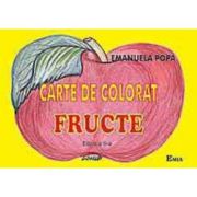 Carte de colorat. Fructe - Emanuela Popa