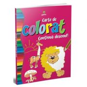 Carte de colorat - continua desenul