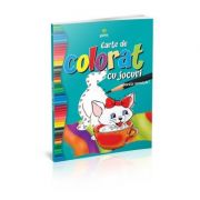Carte de colorat cu jocuri. Uneste punctele!