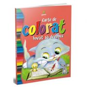 Carte de colorat invat sa desenez