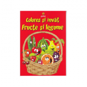 Colorez si invat - Fructe si legume