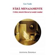 Fara menajamente - Geo Vasile