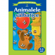 Prima mea carte de colorat - animale salbatice