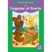 Prima mea carte de colorat - Legume si fructe