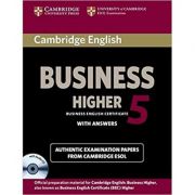 Cambridge: English Business 5 Higher Self-study Pack (Student's Book with Answers and Audio CD)