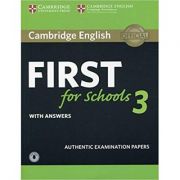 Cambridge English: First for Schools 3 - Student's Book (with Answers and Audio)