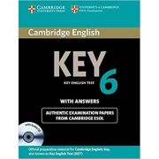 Cambridge: English Key 6 - Self-study Pack (Student's Book with Answers and Audio CD) (KET Practice Tests)