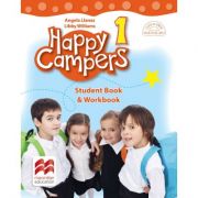 Happy Campers. Student's Book and Workbook, clasa I - Angela Llanas