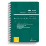 Codul penal – actualizat la 1 octombrie 2019 - IOAN PAUL CHIS, VICTOR VADUVA