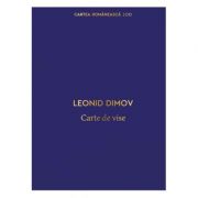 Carte de vise - Leonid Dimov