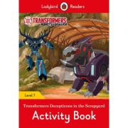 Transformers Decepticons In The Scrapyard Activity Book