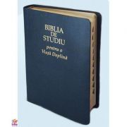 Biblia de studiu pentru o viata deplina. Editia de lux, coperta piele neagra, index, LPI157